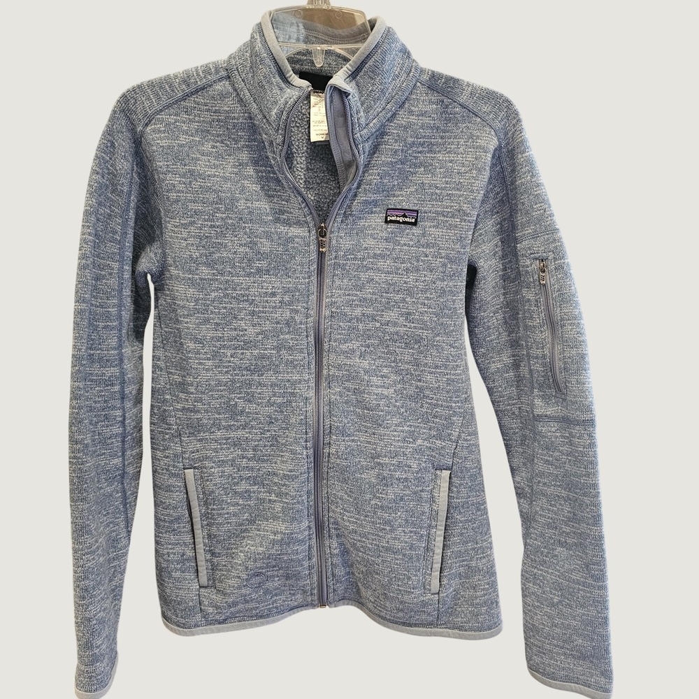 Patagonia Women'sFull Zip Better Sweater Blue Jacket Size Med